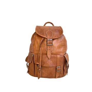 Sac à dos en cuir véritable haute qualité 100% fait main.