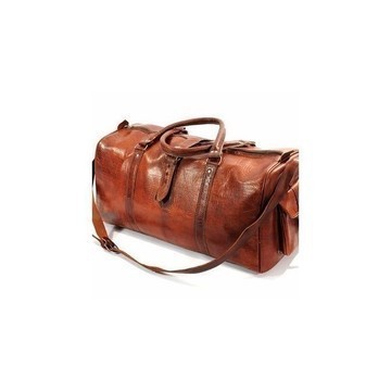 BIG SALE! Genuine Leather Travel Bag Handmade in Morocco