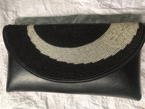 Beaded Clutch bag/evening purse/beaded purse/handmade beaded clutch bag