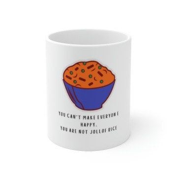 You Are Not Jollof Rice Mug | Funny Afro Humor Coffee Mug | African Meme Ceramic Cup
