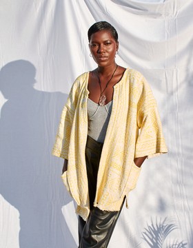 Pineapple Bogolan Cloak (Pre-Order)