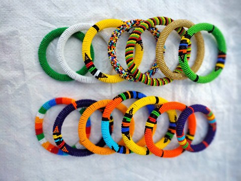 Wholesale set of 12 beaded bracelets, family gift for beaded bracelets, mixed sizes bracelets