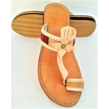 Real leather sandal for women