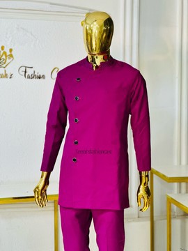 Bespoke men’s wedding suit, suit for men, prom suit jacket and trousers
