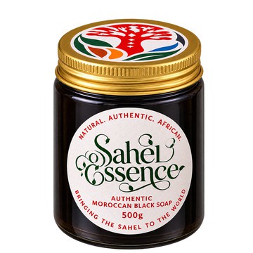 Authentic Moroccan Black Soap — 500g 🌿
