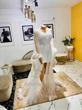 Robe de séance photo de maternité pour femmes, robes en tulle, robe de maternité
