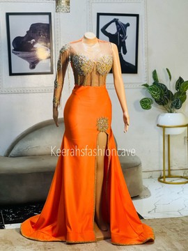 Robe de bal de mariage en satin embellie, robe de fiançailles, robe de mariée civile
