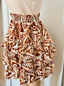 TERRA mini skirt 100% cotton adjre