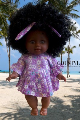 Black doll "Panya"