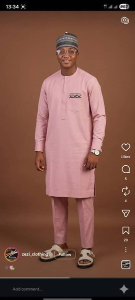 Men two piece wear