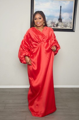 DABIRI BUBU DRESS - RED