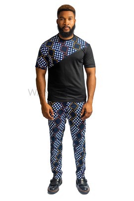 African Print Shirt and Pants, Ankara Shirt, Ankara Pants, Mens Wear, Ankara Top, African Fashion