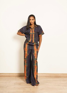Ensemble chemise manches courtes Toufa