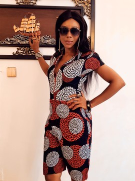 African Woman Ankara/Wax Romper| Beach/Beautiful days/Black Friday sales