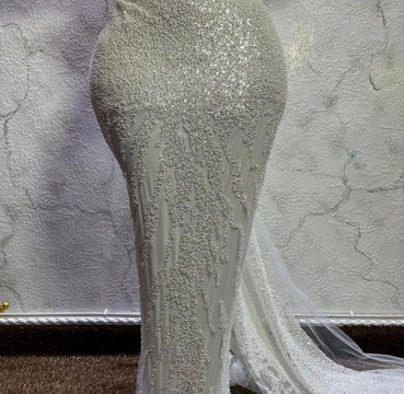 Beaded lace, fabric for wedding, lace for wedding dress, lace   (5 yards )