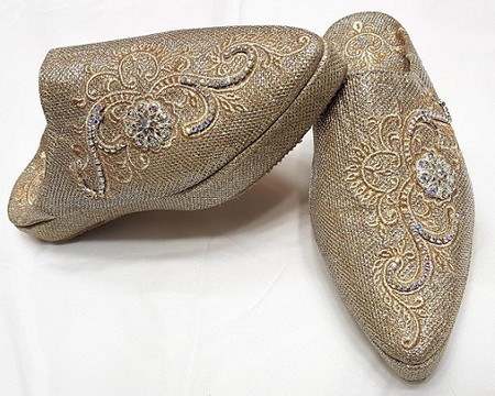 Babouche en cuir véritable authentique