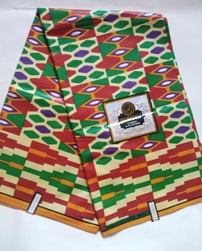 Kente Wax Fabric 6 yards/African Fashion/ African fabric/ African dress