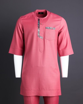 A Rogue Pink, Paisley Mix Kaftan.