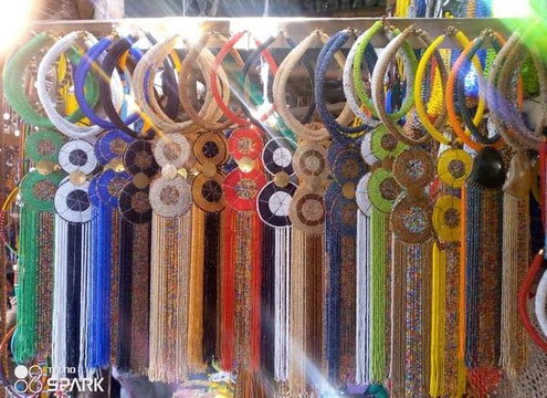Wholesale set of 12 long necklaces for women, beaded chokers, bridesmaid gifts
