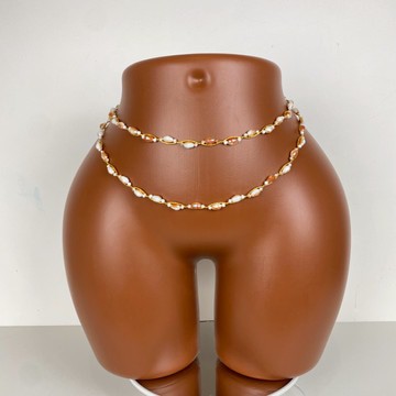 Perle de taille, bayas , bine bine , collier de ventre, perle de ventre, fait main