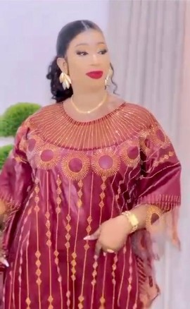 Premiun Getzner Senegalese Bubu Dress/ African fashion/ African dress/Bazin boubou
