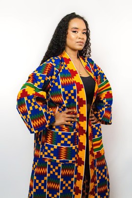 Kimono Ashanti – Wax Imprimé Kente