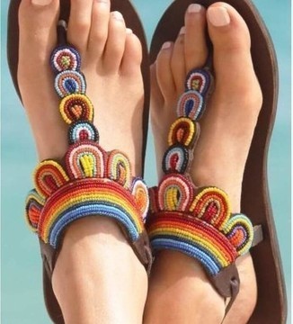 Sandales kenyanes massaï