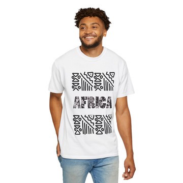 Bold African Tribal Print Men's T-Shirt | Afro Ethnic Pattern Tee | Cultural