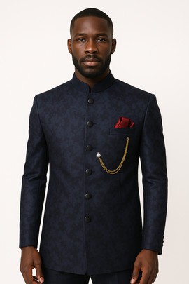 Navy blues safari suit safari suit