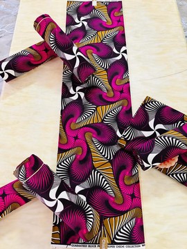 African wax fabric Ankara fabric printed wax ball pattern