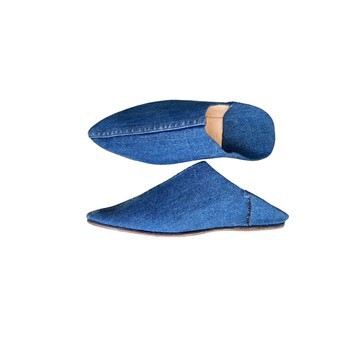Babouche en cuir original fait main