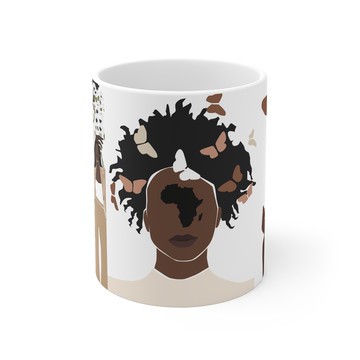 African Women Are Amazing Mug | Inspirational Black Woman Coffee Cup