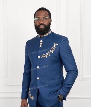 Embroidered safari jacket