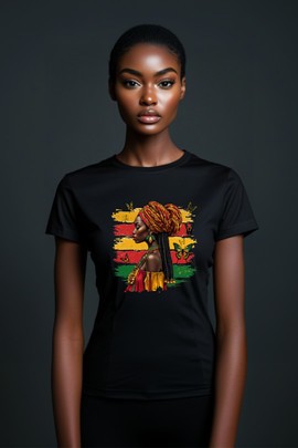 T-shirt - I am black african history