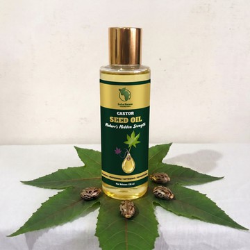 100% Premium Castor Seed Oil (Net Volume 135 ml)