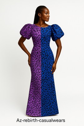 Ankara longawn Ankara dress