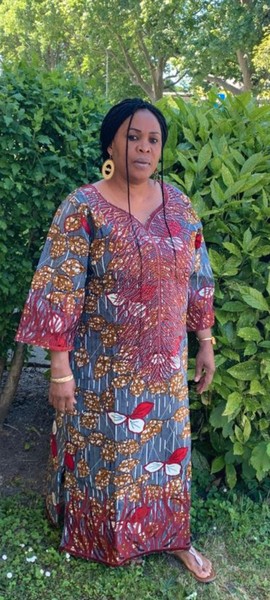 Long Kaftan Dress Embellished with stones | Ankara Wedding party | Rich Aunty Dress | Gifts For Mom
