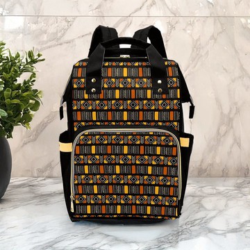 Mud Cloth Traditional Ethnic Backpack | African Fashion