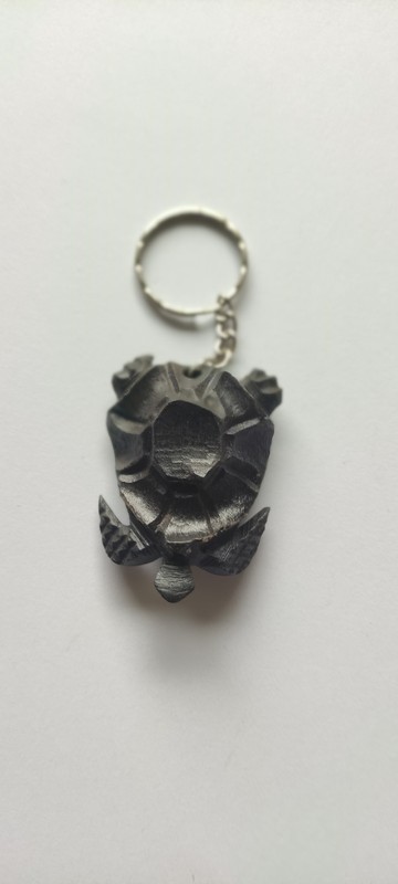 Porte-clés sculpté à la main bois ébène - porte clefs