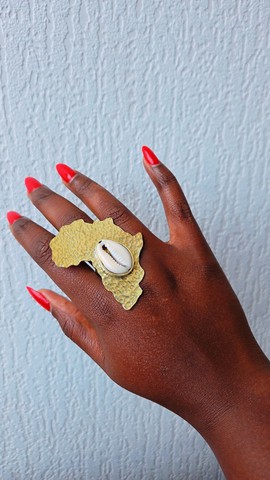 Bague Africa en Bronze