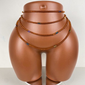 Perle de corps, chaîne de corps, perle de taille, bayas, bine bine, fait main