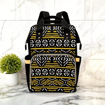 Bogolan Native Ethnic Backpack | African Fashion | Diaper Bag