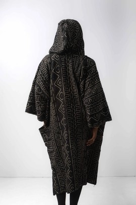 Saturn hooded bogolan cloak (Pre-Order)