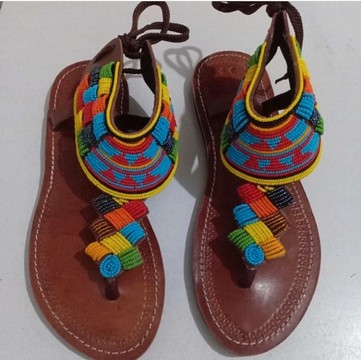 Maasai sandals, summer sandals,beach sandals, beaded sandals, gift for her,african sandals