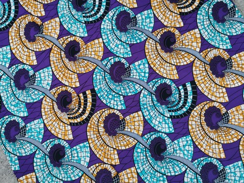 Coupon Tissu Wax Africain à partir de 1/2 Yard