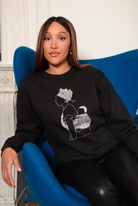 Bogolan "Mama" sweatshirt