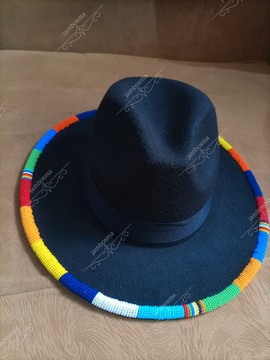 Fedora hats, beaded african hats, women hats
