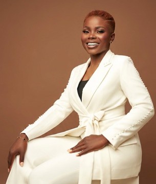 Ivory Wrap Blazer and Trouser Suit Set