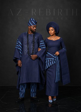 Robes assorties pour couple Tenue de Couple Africaine de Luxe – Sur Mesure