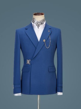 Costume portefeuille bleu pour hommes. Best-seller